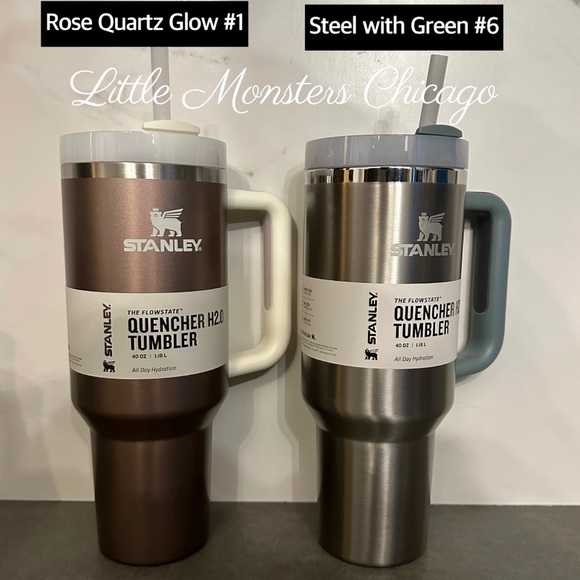 STANLEY 40 oz tumbler BLACK travel quencher neutral mug, all tags, ship daily - Picture 6 of 6